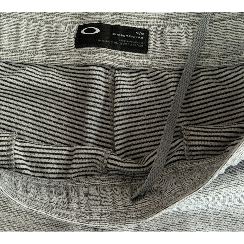 Oakley Joggers Mens Gray Space Dye Performance Sweatpants Excellent M - Picture 13 of 16